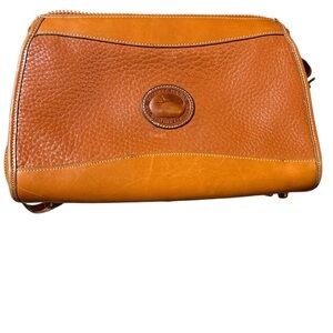 Vintage All Weather Leather Dooney & Bourke Tan Crossbody Bag
